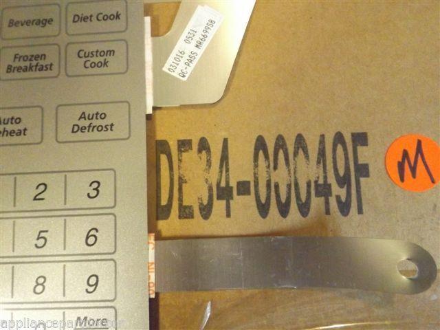 Samsung Microwave DE34-00049F Touch Pad Membrane NEW IN BOX Samsung Microwave DE34-00049F Touch Pad Membrane NEW IN BOX